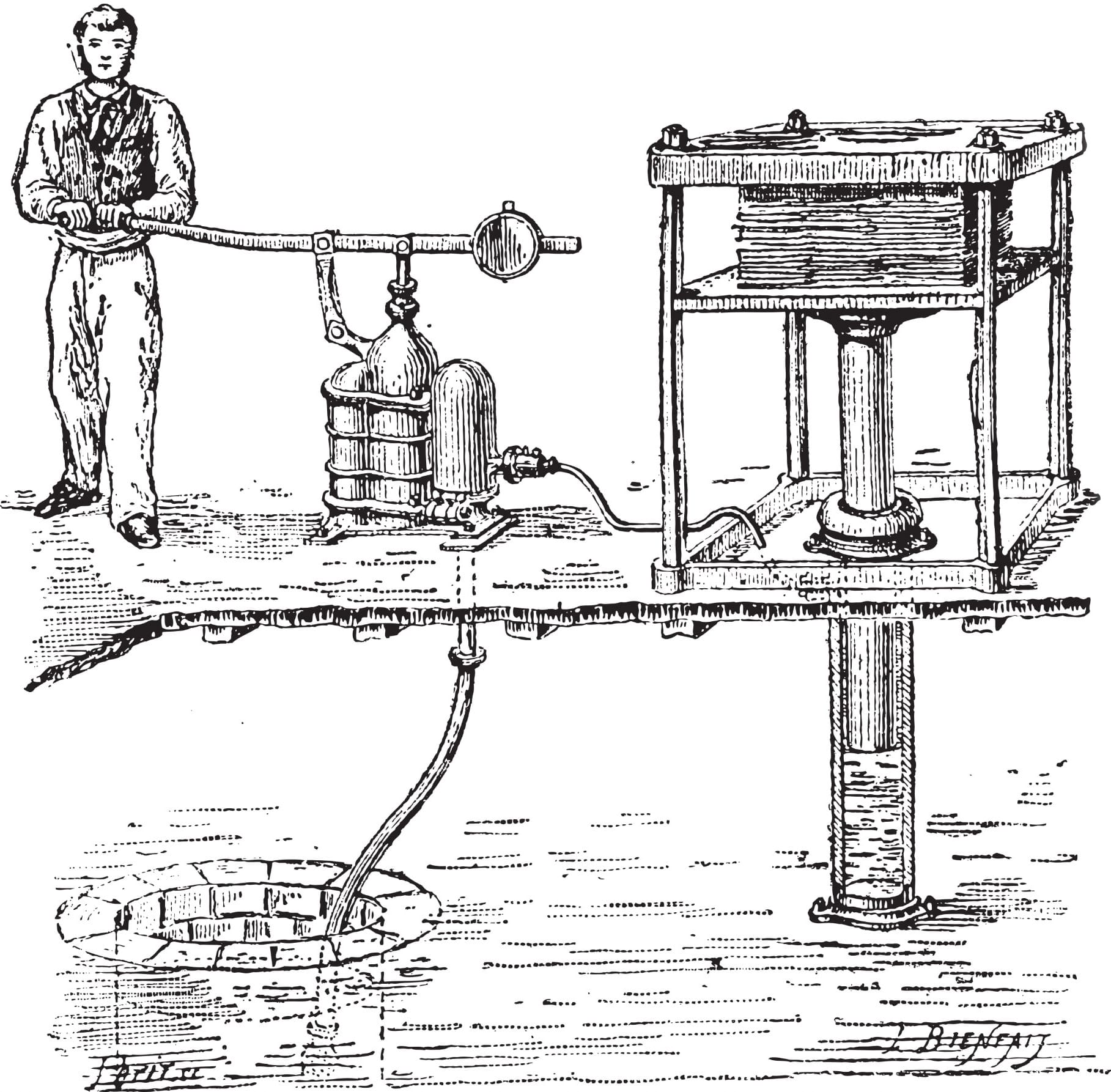 Blaise Pascal Hydraulic Press