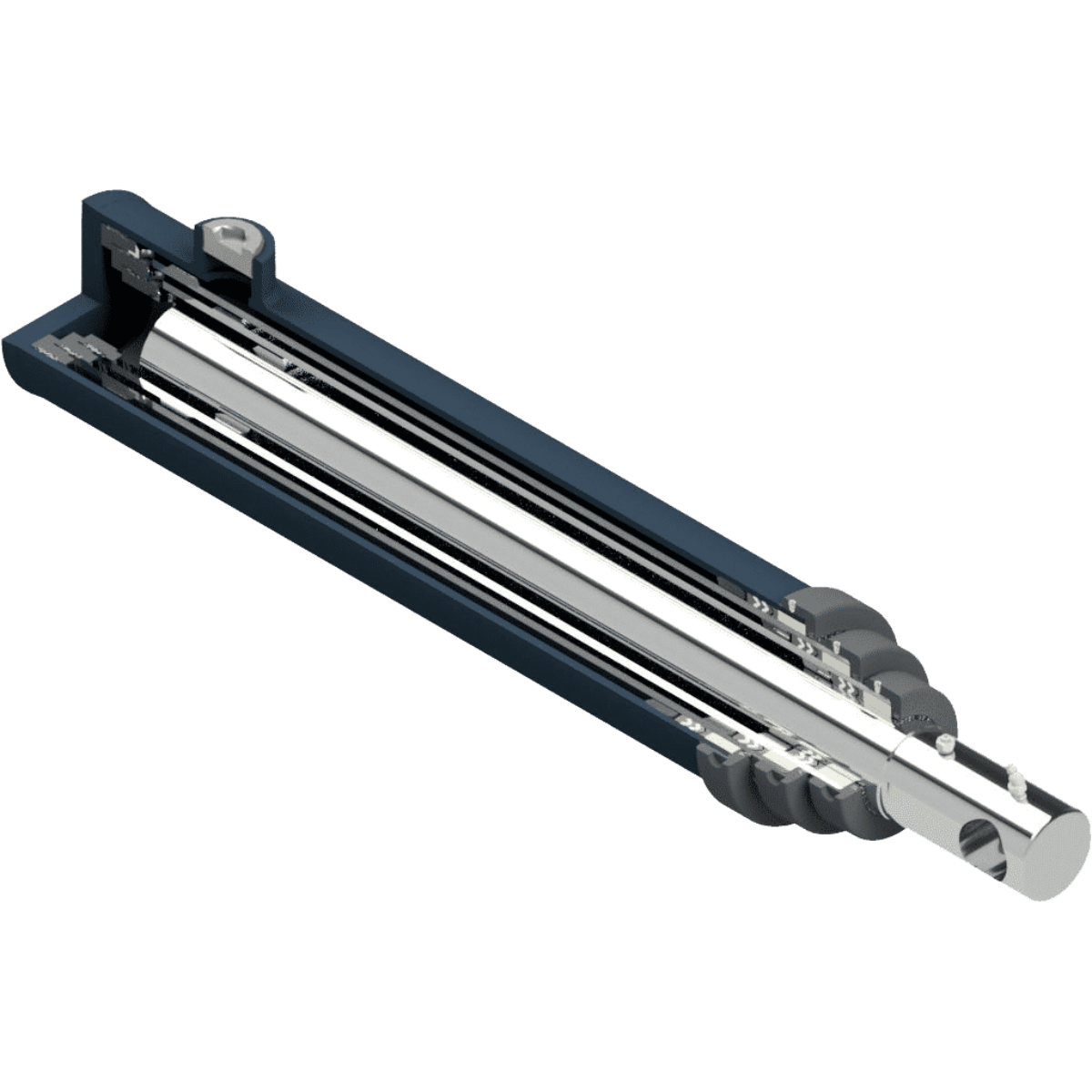 Hydraulic Cylinder Cutaway