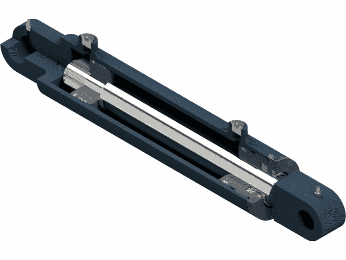 400 Series Hydraulic Cylinder Rendering