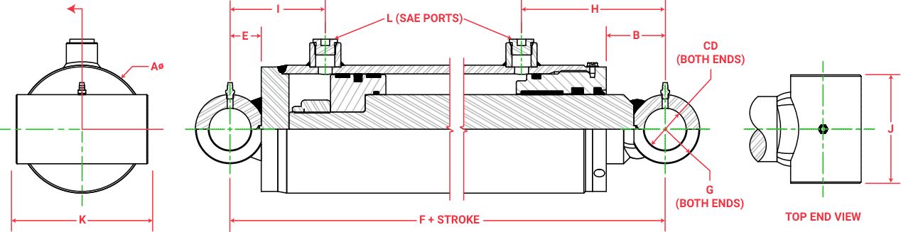 700 Series Cylinder Diagram