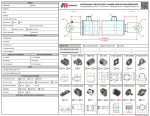 Custom Rod Cylinder Worksheet