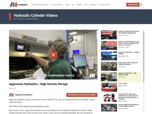 Hydraulic Cylinder Videos