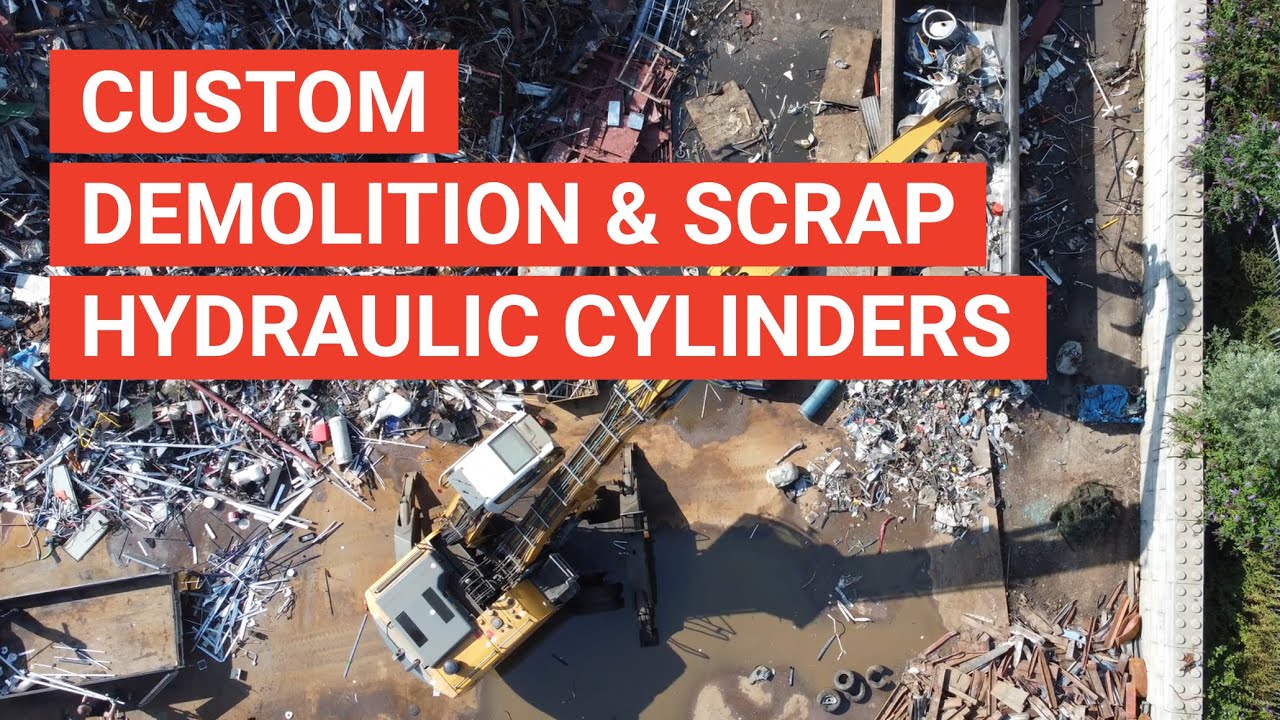 Custom Demolition & Scrap Hydraulic Cylinders Aggressive Hydraulics