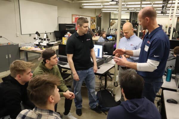 Local High School Engineering Students Help Design Manufacturing Prototypes